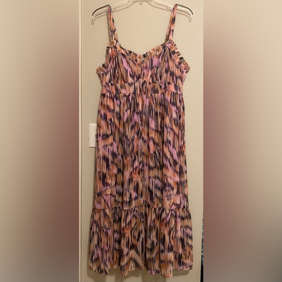 Torrid Midi Chiffon Sleeveless Tiered Dress - Size 2X - NWT! - Picture 3 of 10